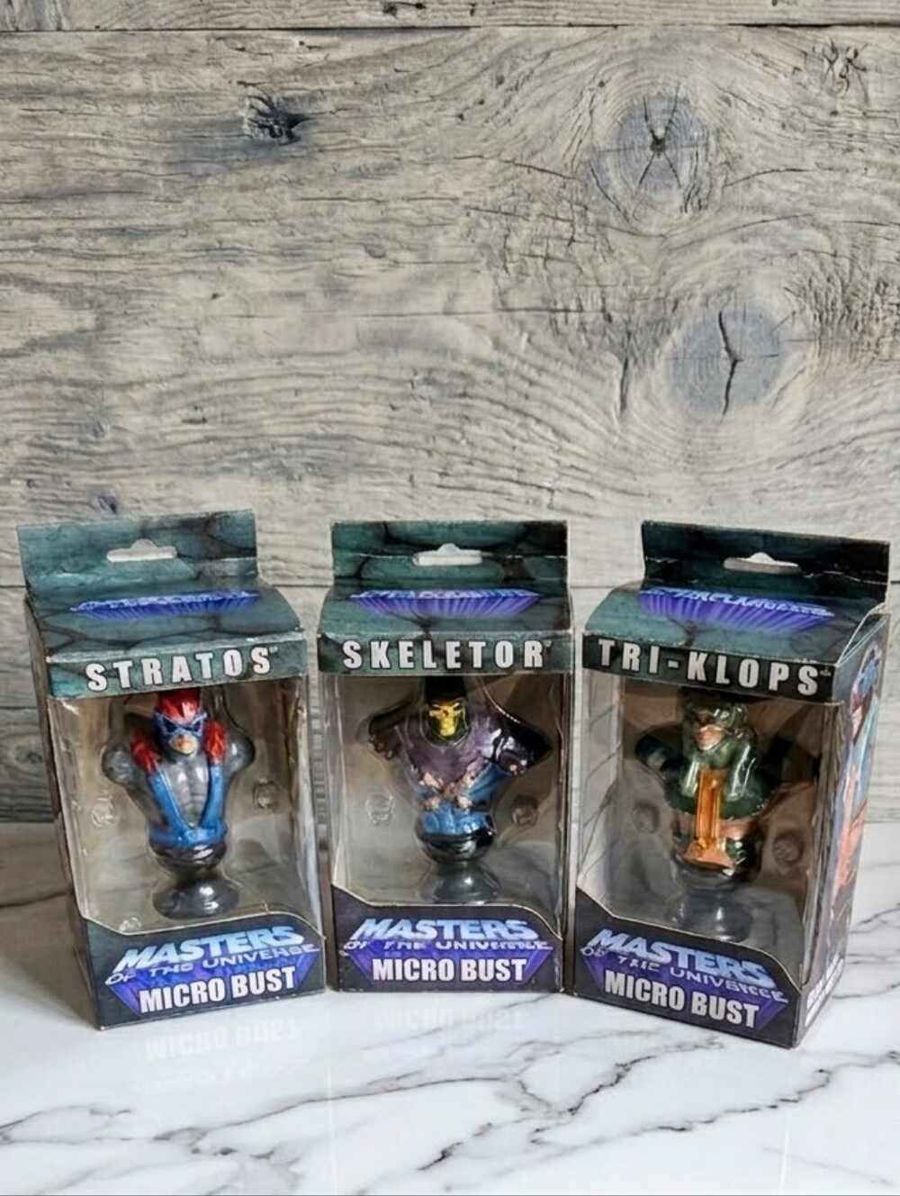 VTG 2004 NECA Masters of the Universe Micro Bust Lot - Skeletor - NIB